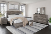 J&M Furniture - Ashley Furniture - Ralinksi King Panel Bed, Dresser, Mirror, and Nightstand - King Panel Bed, Dresser, Mirror, and Nightstand - B2587B8